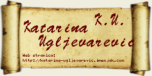 Katarina Ugljevarević vizit kartica